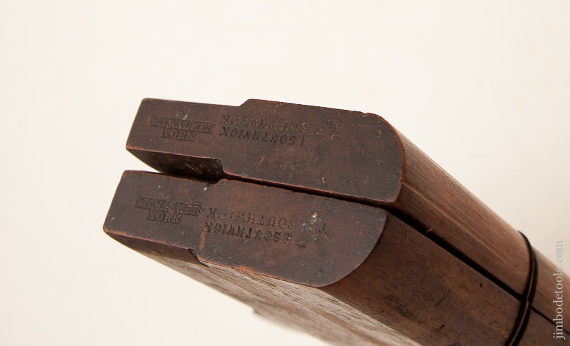 Side Round Moulding Planes by W.I. WALKER YORK circa 1818-67 EXTRA FINE -- 73768