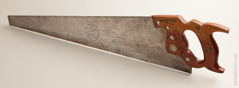 8 point 26 inch Crosscut DISSTON D23 Hand Saw - 73858