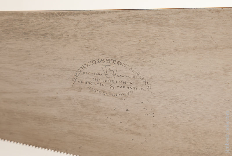 MINT!  HENRY DISSTON & SONS No. 8 Hand Saw - 73862U
