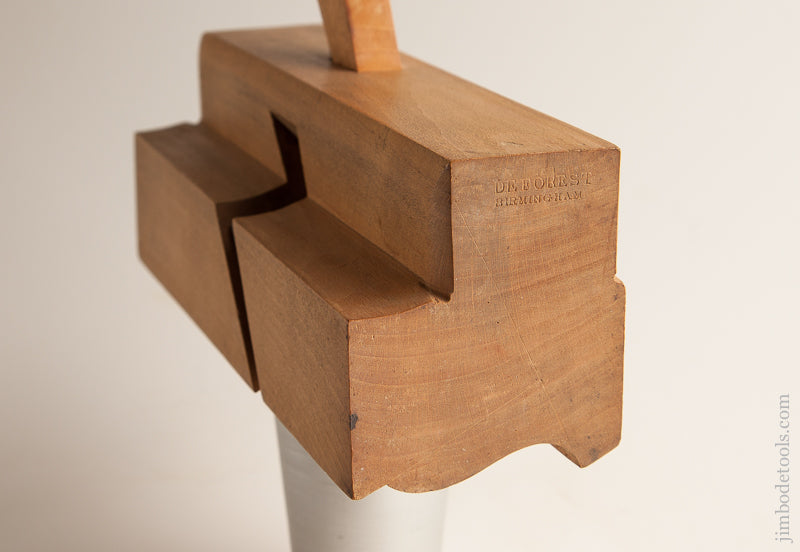 Monster 3 inch Wide! Molding Plane by DEFOREST BIRMINGHAM CT circa 1850-60 DEAD MINT - 73871U