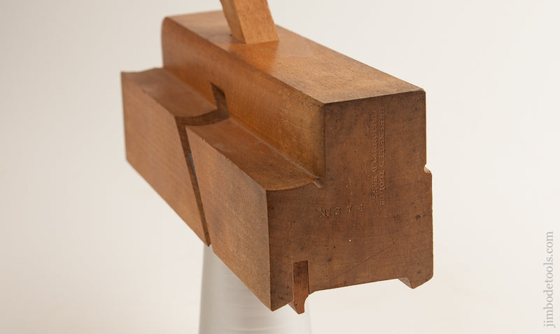 Monster 2 7/8 inch Wide No. 274 Molding Plane by GREENFIELD TOOL CO GREENFIELD MASS circa 1851-83 MINT - 73872U