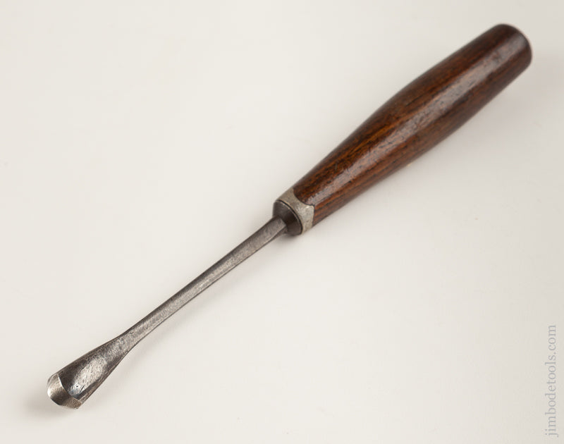 1/2 x 9 1/8 inch JOHN SMITH Gouge with Pewter Ferrule -- 73941