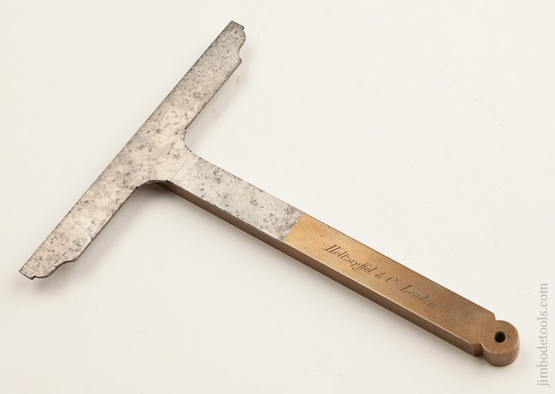 Signed 5 1/8 x 6 3/4 inch HOLTZAPFFEL Turning Square - 73967