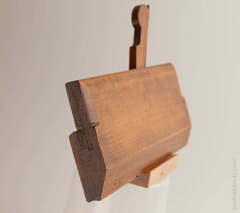 No. 6 Round Molding Plane by BUTTLES & RUNYON COLUMBUS OHIO circa 1843-44  EXTRA FINE - 73968