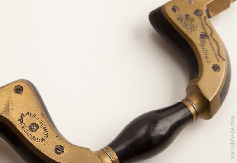 Extra Fine! Ebony and Brass Sheffield ULTIMATUM Brace by WILLIAM MARPLES - 73973