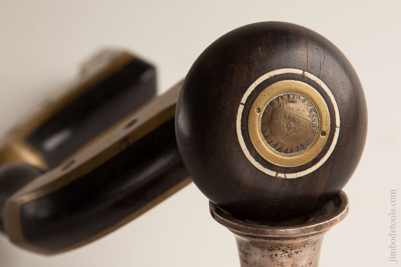 Extra Fine! Ebony and Brass Sheffield ULTIMATUM Brace by WILLIAM MARPLES - 73973