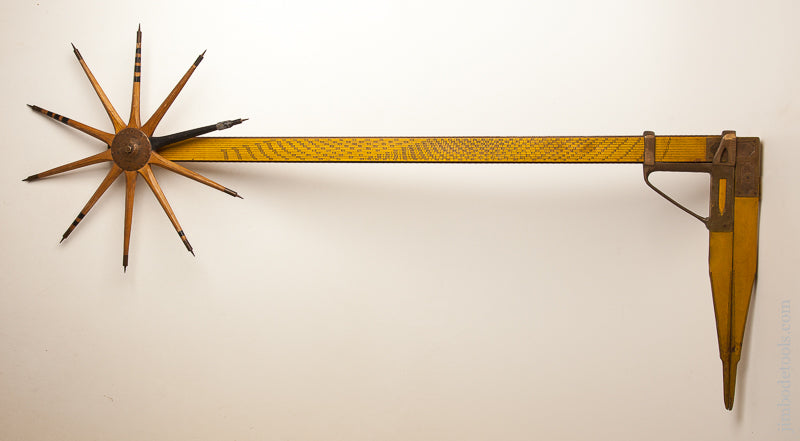 FABULOUS Dead Mint! FLOSSIE GREENLEAF Log Caliper with Signed Grover Wheel! - 74000U