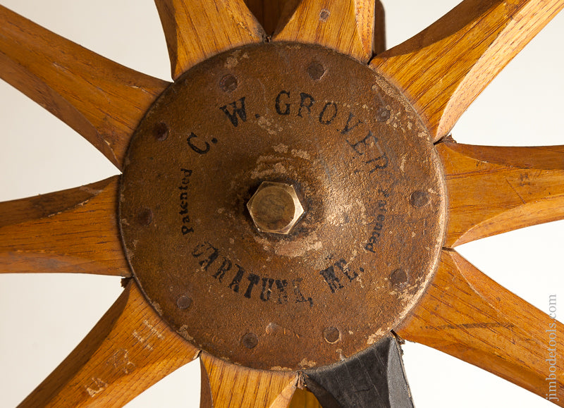 FABULOUS Dead Mint! FLOSSIE GREENLEAF Log Caliper with Signed Grover Wheel! - 74000U