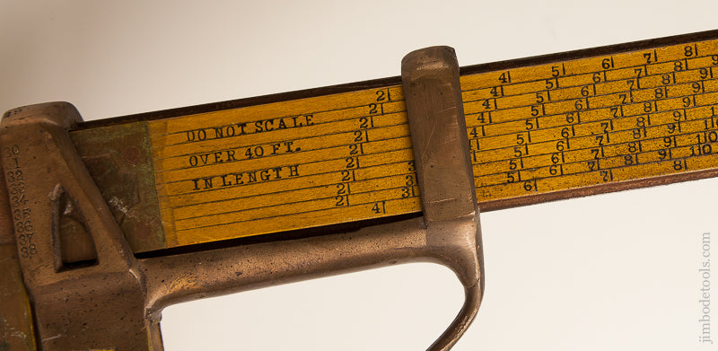 FABULOUS Dead Mint! FLOSSIE GREENLEAF Log Caliper with Signed Grover Wheel! - 74000U