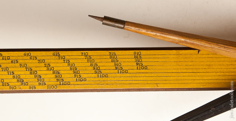 FABULOUS Dead Mint! FLOSSIE GREENLEAF Log Caliper with Signed Grover Wheel! - 74000U