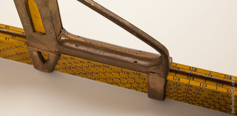 FABULOUS Dead Mint! FLOSSIE GREENLEAF Log Caliper with Signed Grover Wheel! - 74000U