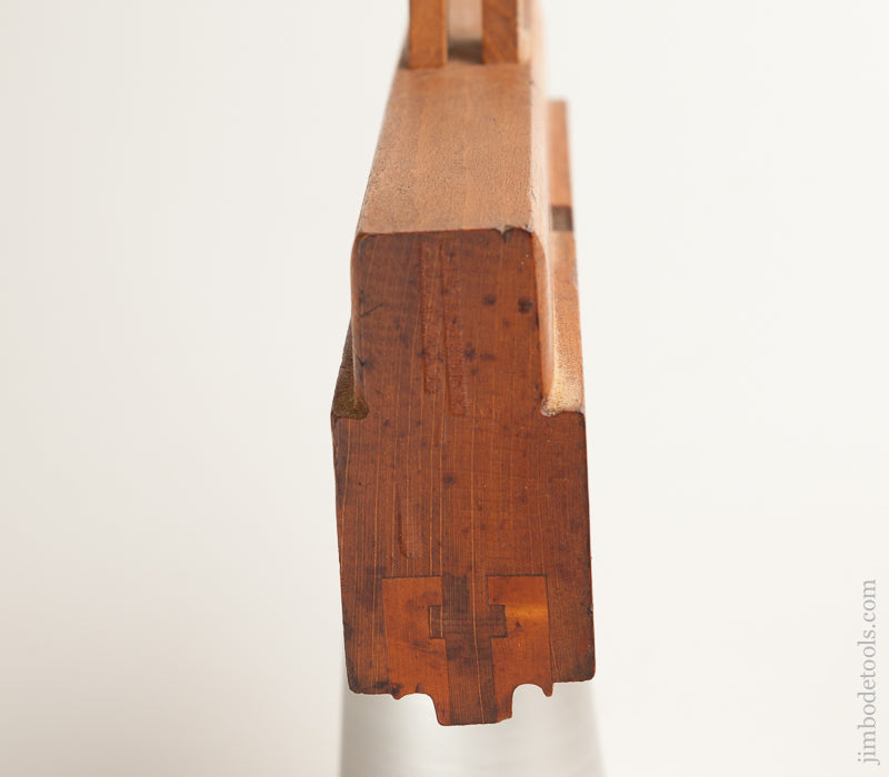 Double Left and Right 1/4 inch Side Bead Molding Plane by J. KELLOGG AMHERST MS circa 1848-49 NEAR MINT - 74066