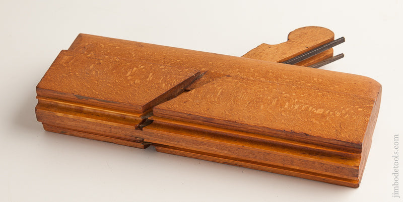 Double Left and Right 1/4 inch Side Bead Molding Plane by J. KELLOGG AMHERST MS circa 1848-49 NEAR MINT - 74066