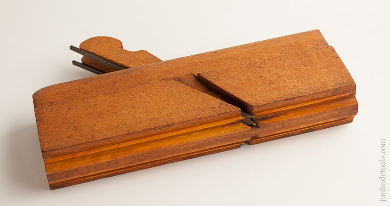 Double Left and Right 1/4 inch Side Bead Molding Plane by J. KELLOGG AMHERST MS circa 1848-49 NEAR MINT - 74066