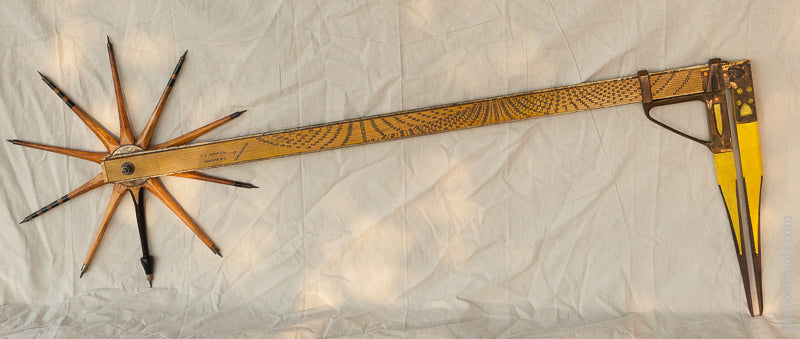 Fantastic Wm. GREENLEAF Walking Wheel Log Caliper GROVER Wheel        74068 - 74068