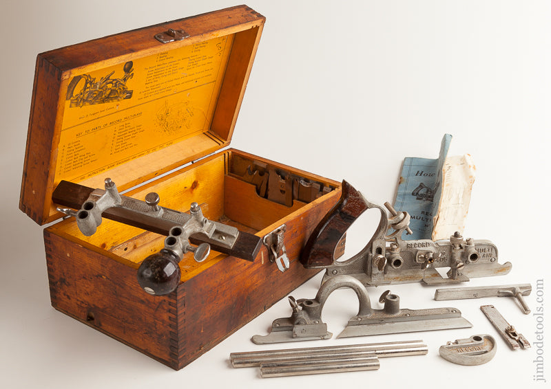 RECORD No. 405 Multi-Plane Plane 100% COMPLETE in its Original Box FINE - 74102r