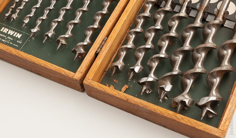 Complete Set of IRWIN Auger Bits in Original Box - 74113