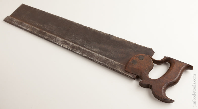 18 inch SPEAR German Steel Back Saw circa 1809-28 - 74129R