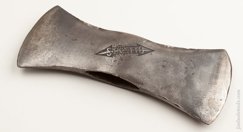 Embossed Four Pound STILETTO 11 x 4 1/2 inch Double Bit Felling Axe - 74143R