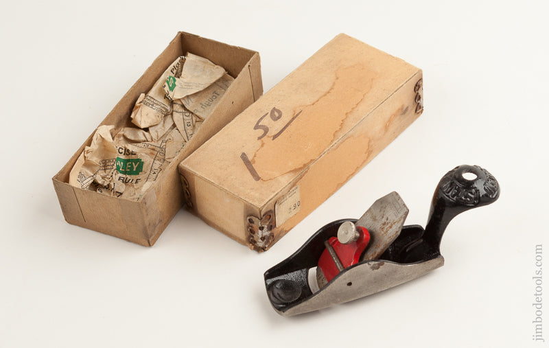 STANLEY No. 100 1/2 Block Plane NEAR MINT in Original Box - 74169R
