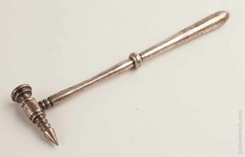 Beautiful 8 inch Silver Plated PHV& CO Barrister's Hammer - 74174R