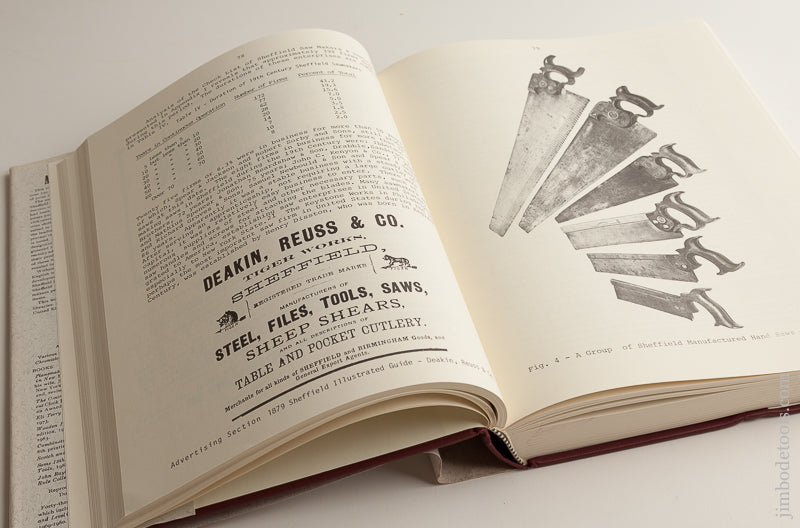 MINT Book:  SOME 19TH 19TH CENTURY ENGLISH WOODWORKING TOOLS by Kenneth D. Roberts - 74206