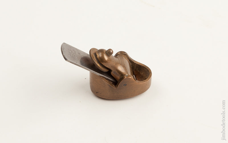 1 3/8 x 2 1/4 inch Brass PRESTON Violinmaker's Plane - 74225