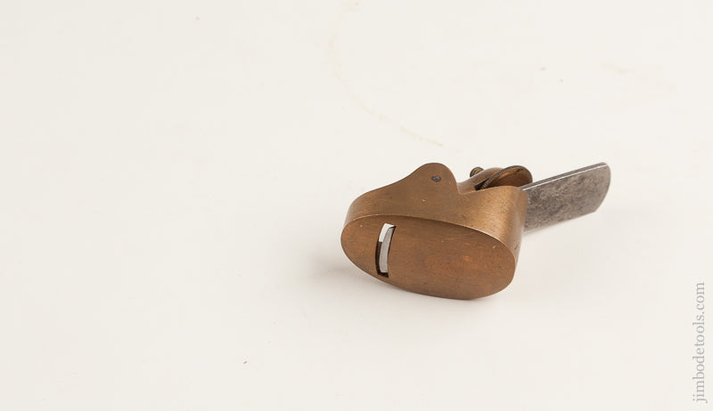 1 3/8 x 2 1/4 inch Brass PRESTON Violinmaker's Plane - 74225