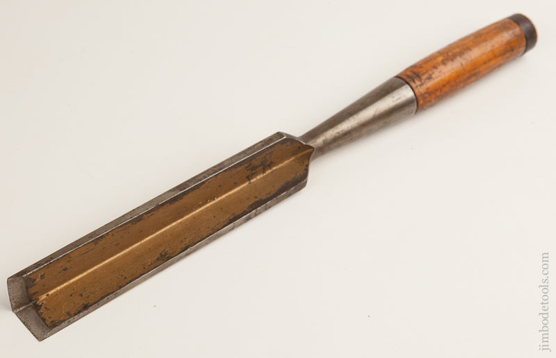 NEAR MINT 1 1/8 x 16 inch GREENLEE Corner Chisel with Original Gold Paint - 74249