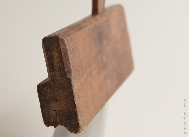 7/16 inch Side Bead Molding Plane by I. SLEEPER Newburyport, MA circa 1780-92 FINE - 74420R