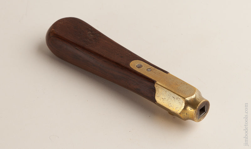 RARE 5 1/2 inch Rosewood and Brass JOHN BOOTH & SON PHILADA - 74490