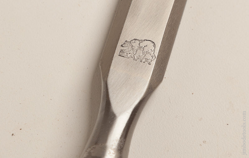 MINT Set of Seven BARR Heavy Duty Hand forged Socket Firmer Chisels in Leather Roll    74497 - 74497