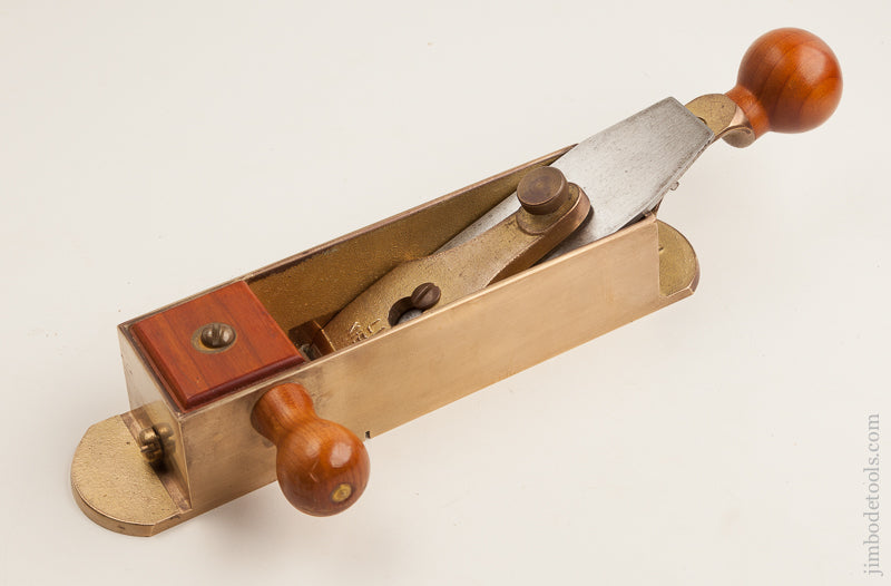 Rare! Miter Plane Discontinued LIE-NIELSEN No. 9 Bronze Piano Maker's Block Plane with Side Handle -- 74533r