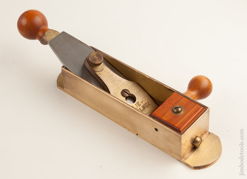 Rare! Miter Plane Discontinued LIE-NIELSEN No. 9 Bronze Piano Maker's Block Plane with Side Handle -- 74533r