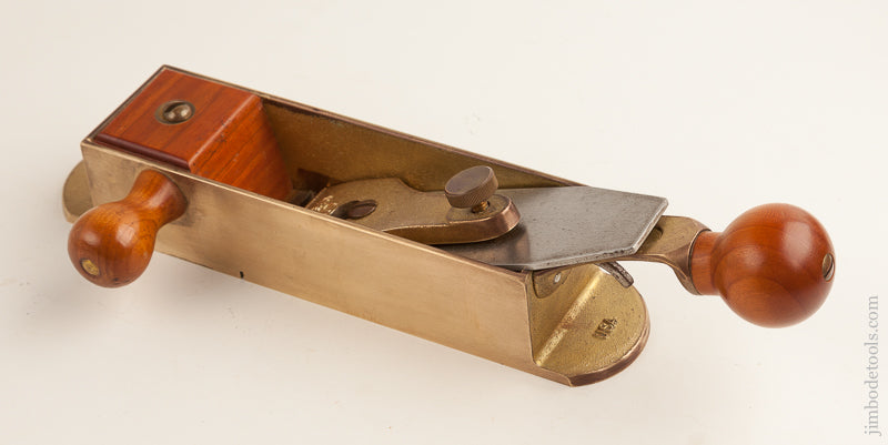 Rare! Miter Plane Discontinued LIE-NIELSEN No. 9 Bronze Piano Maker's Block Plane with Side Handle -- 74533r