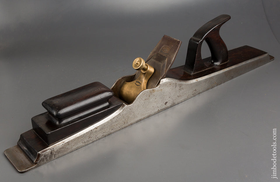 Magnificent! 26 1/2 inch NORRIS No. 1 Jointer Plane PRE-WAR Dovetailed Steel with Rosewood Infill - 74626U