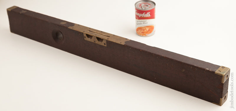 Dense Mahogany 30 inch Level by H.M. POOL EASTON MASS. - 74703