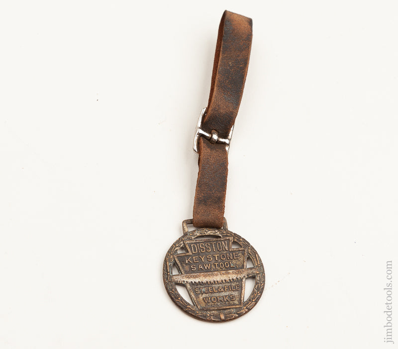 Rare DISSTON Enameled Watch Fob - 74756R