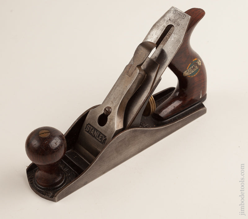 STANLEY No. 3 Smooth Plane Type 14B  circa 1928-31 with Decal SWEETHEART -- 74781