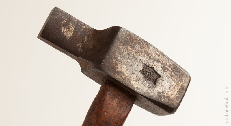 RARE Cooper's Hoop Driving Hammer with Bent Hammer Signed H.M. DECATUR ILL.    74923 - 74923