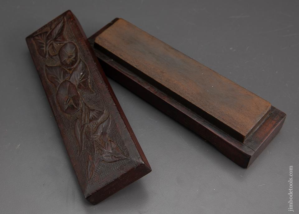 Exquisite Carved Honing Stone Box - EXCALIBUR 74