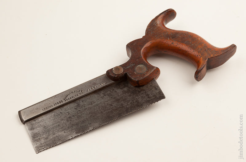 RARE Size! HARVEY PEACE Six inch Miniature 15 point Crosscut Back Saw    75074U - 75074U
