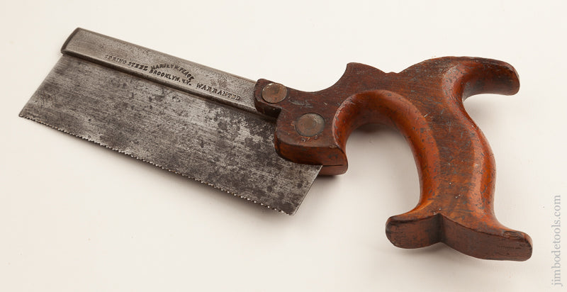 RARE Size! HARVEY PEACE Six inch Miniature 15 point Crosscut Back Saw    75074U - 75074U