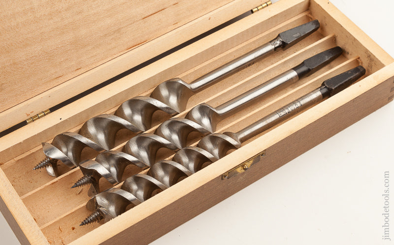 Complete Set of 13 RUSSELL JENNINGS Auger Bits in Original 3 Tiered Box and Shipping Box    75078 - 75078
