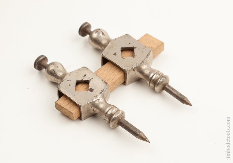 Fancy Five inch Nickel-Plated Trammel Points - 75105R