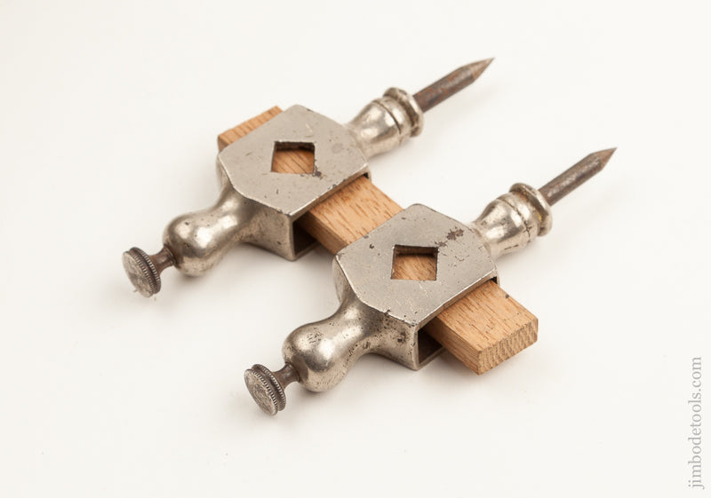 Fancy Five inch Nickel-Plated Trammel Points - 75105R