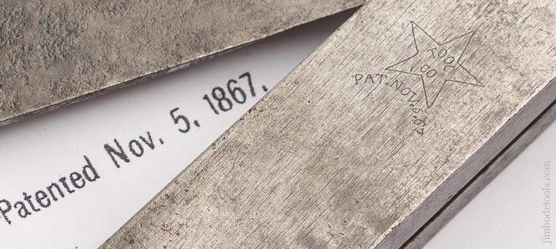 RARE All Iron HOWARD'S Patent Bevel 8 inch Size! - 75185U