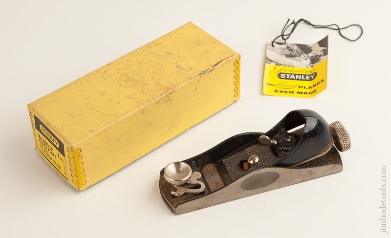 STANLEY No. 60 1/2P Low Angle Block Plane NEAR MINT in Original Box with Tag!     75242 - 75242