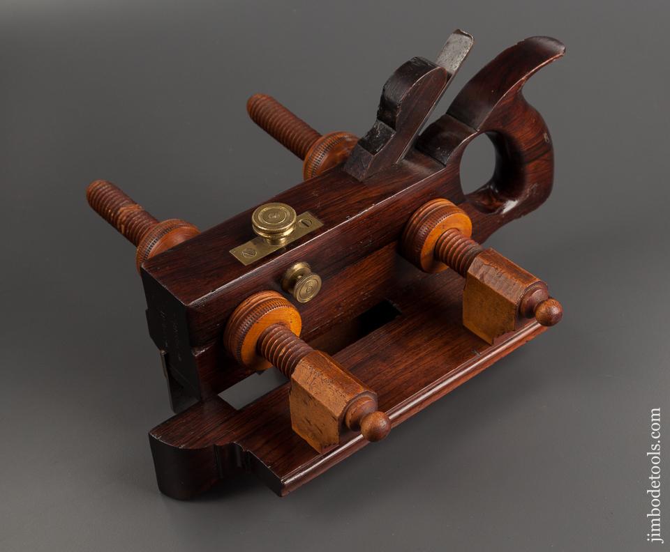 AUBURN TOOL CO Rosewood and Boxwood Plow Plane circa 1864-93 EXTRA FINE - 75248