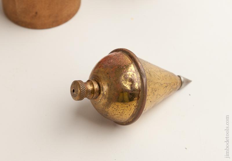 CONVERSE April 25, 1905 Patent TOWER & LYON Four inch Plumb Bob MINT in Original Case - 75251